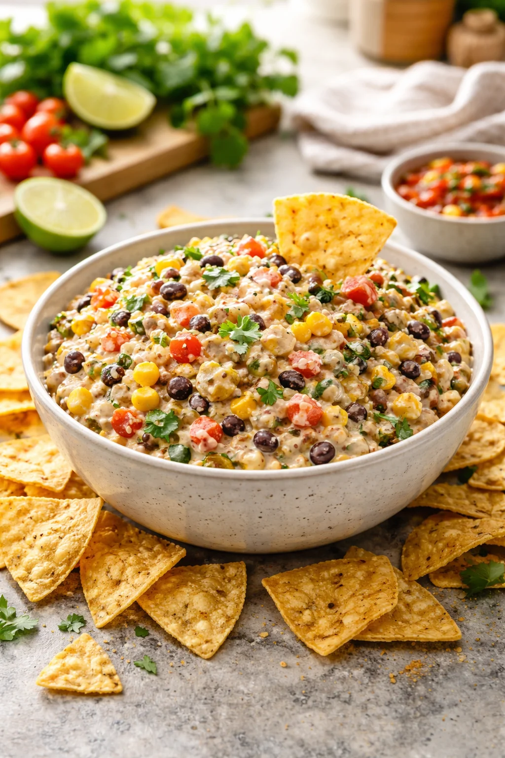 Creamy Cowboy Caviar dip