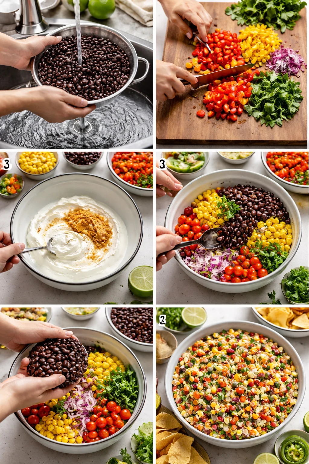 Creamy Cowboy Caviar dip