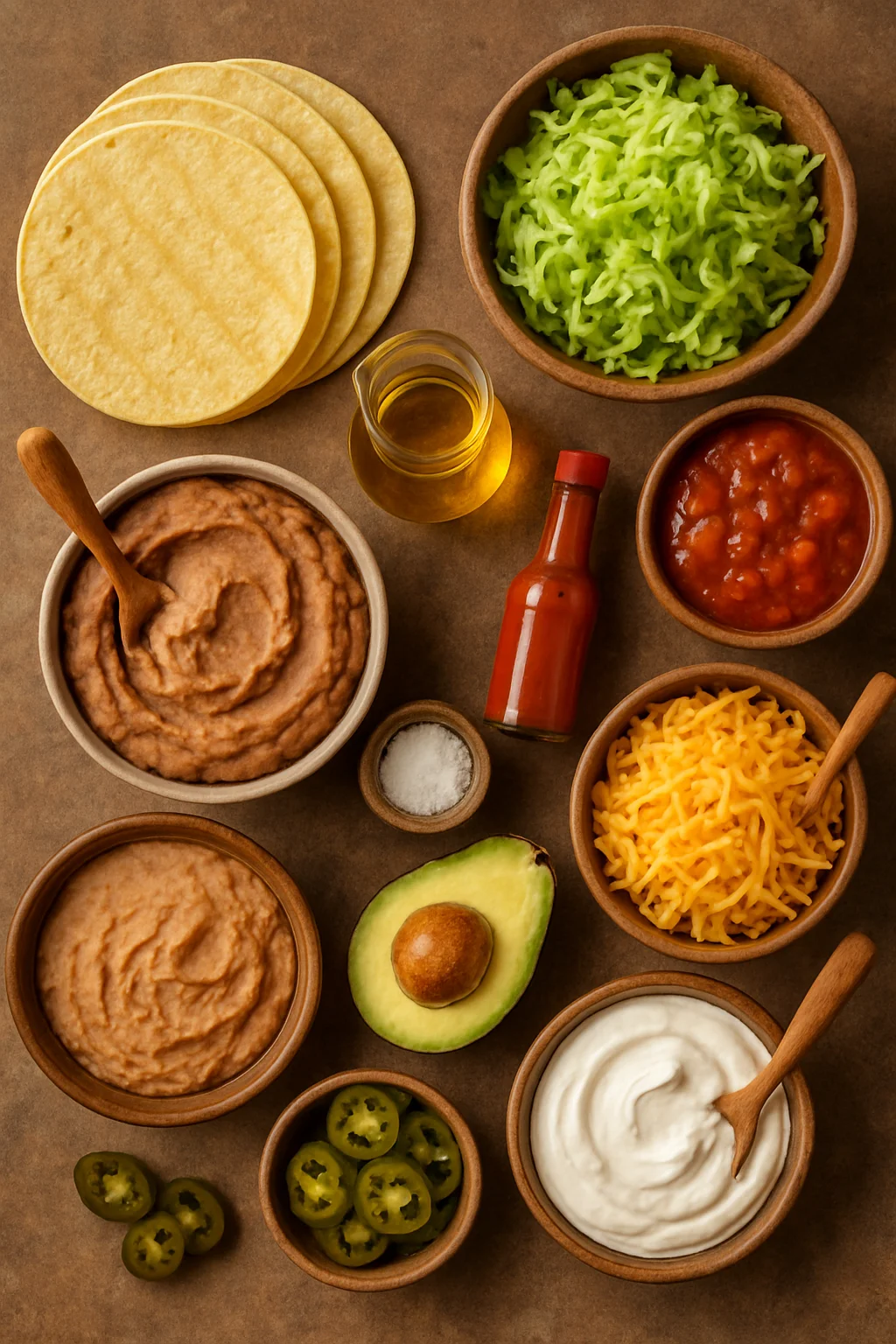 Crispy Refried Bean Tacos