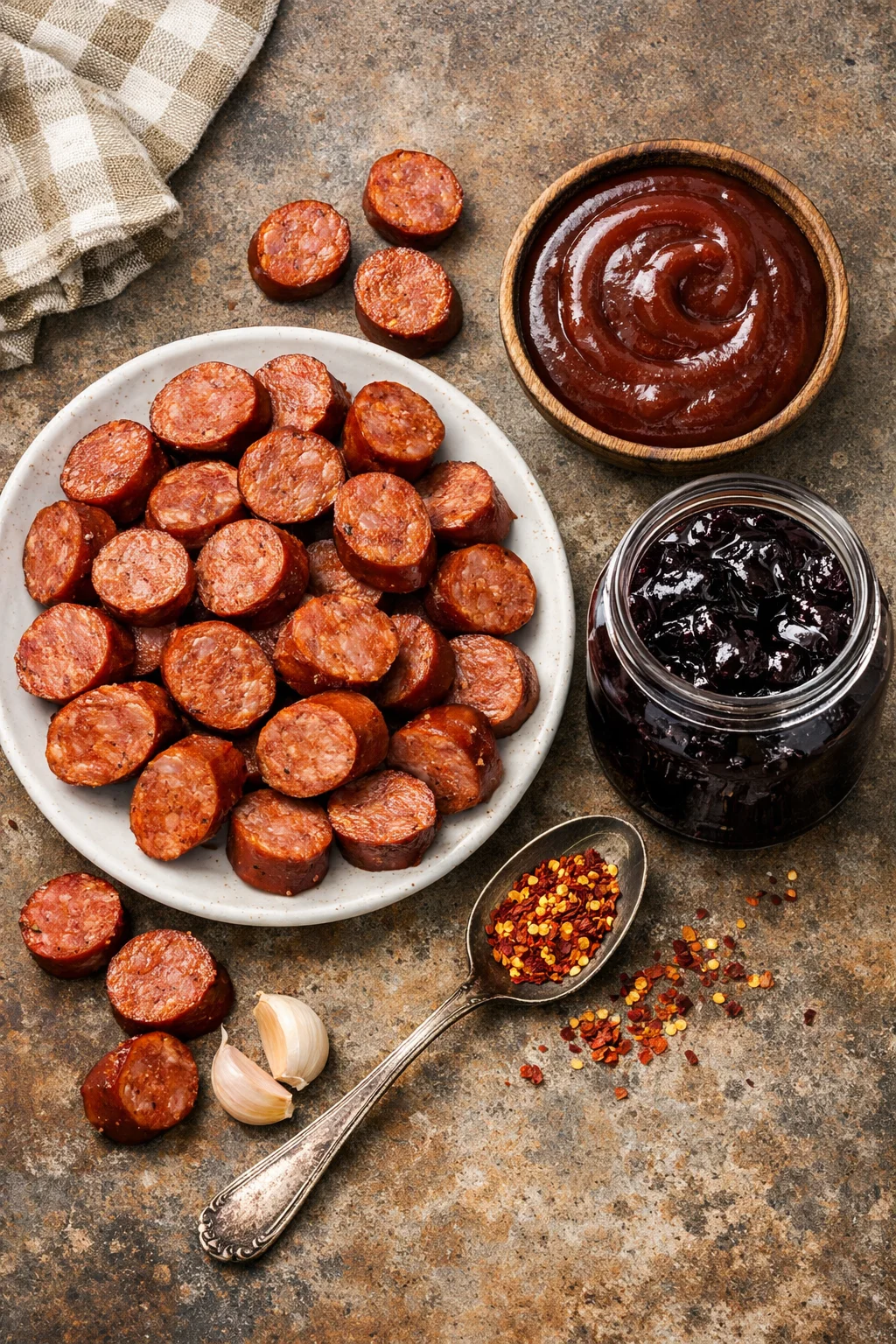 Crock Pot Sweet Kielbasa Appetizer
