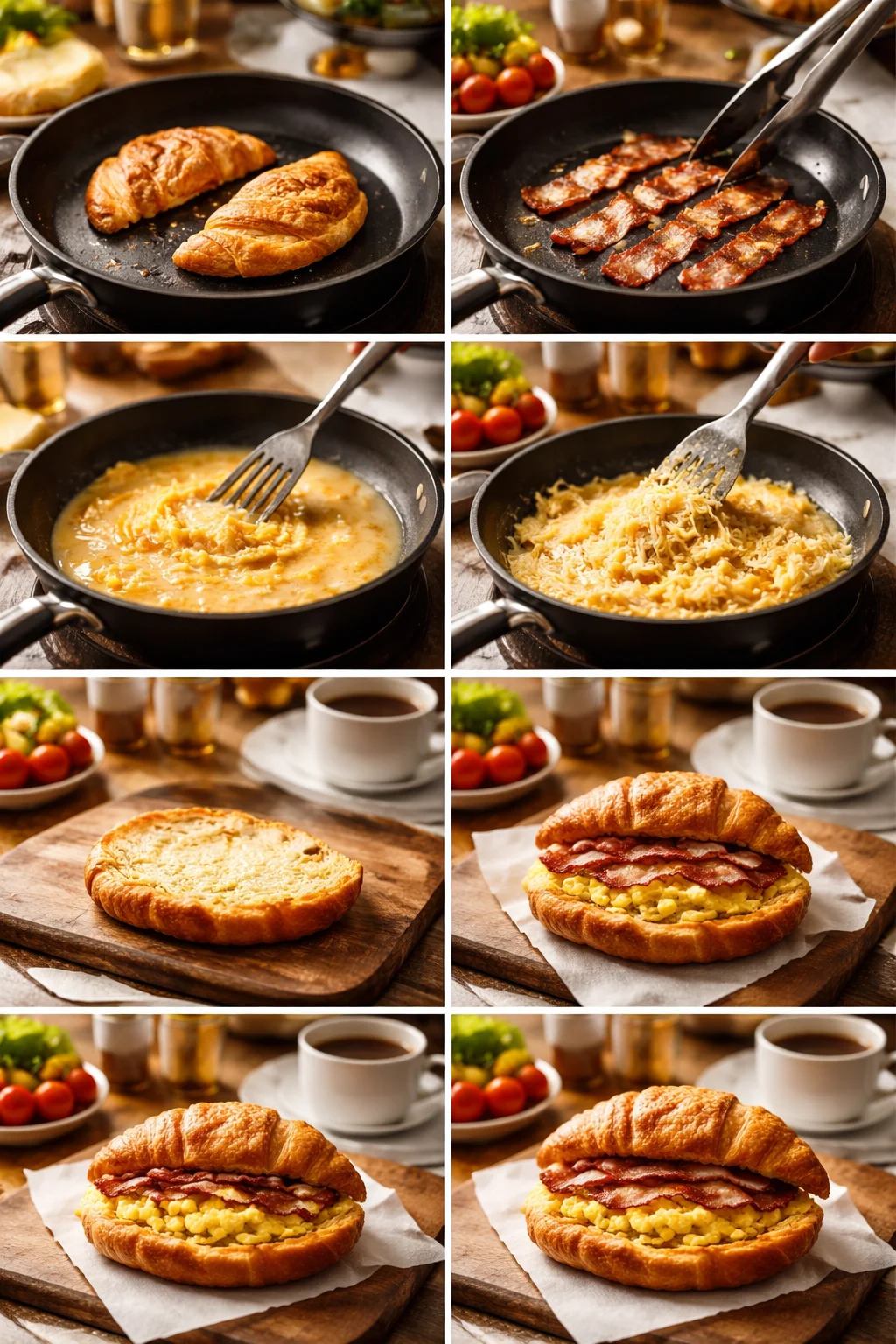 Croissant Breakfast Sandwiches