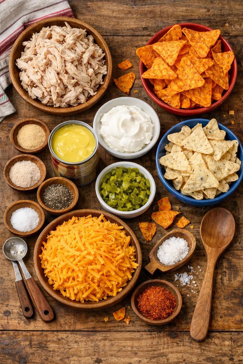 DORITOS CHEESY CHICKEN CASSEROLE