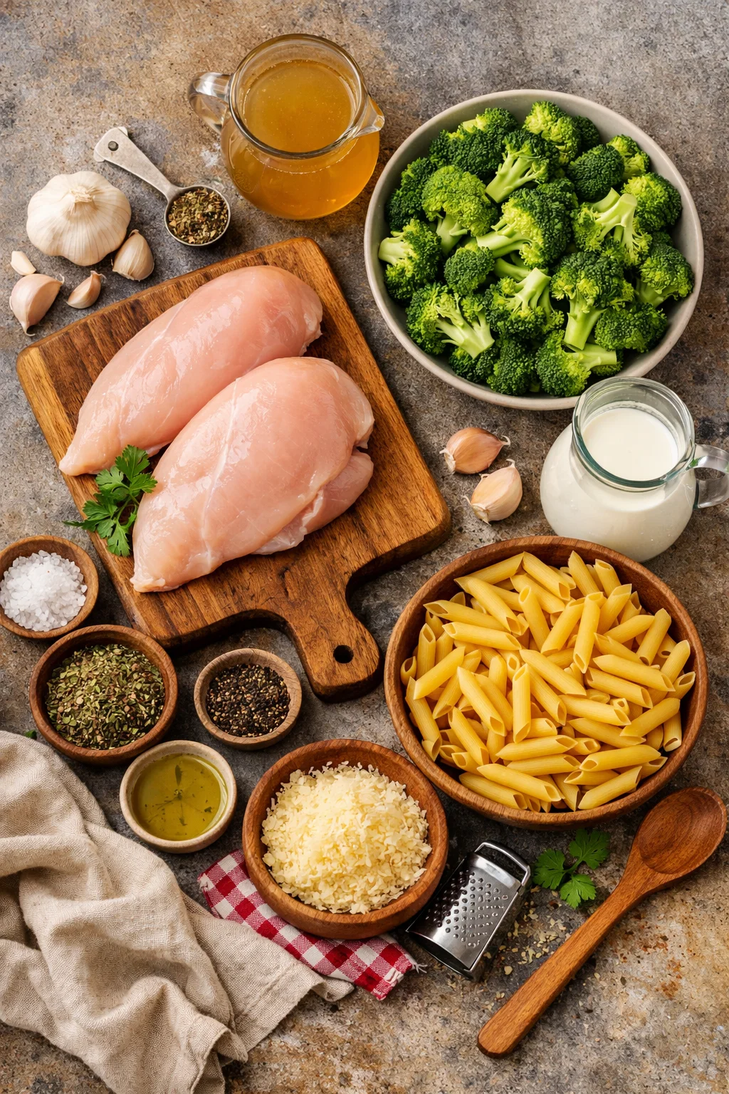 Easy Chicken and Broccoli Pasta