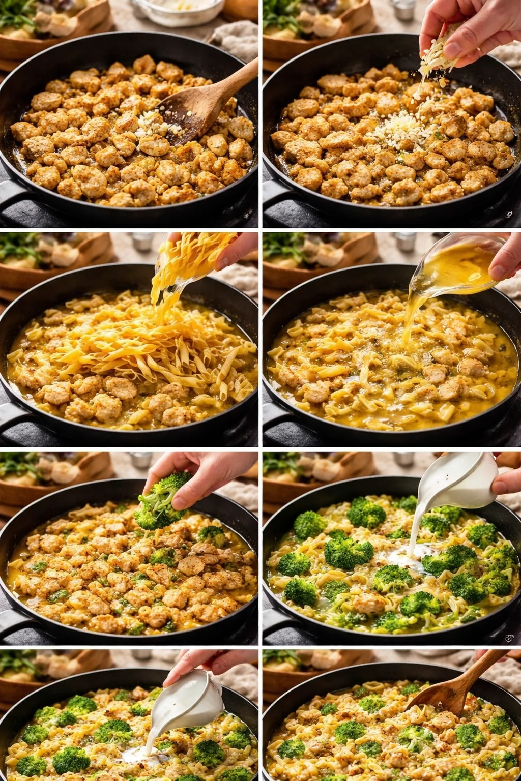 Easy Chicken and Broccoli Pasta