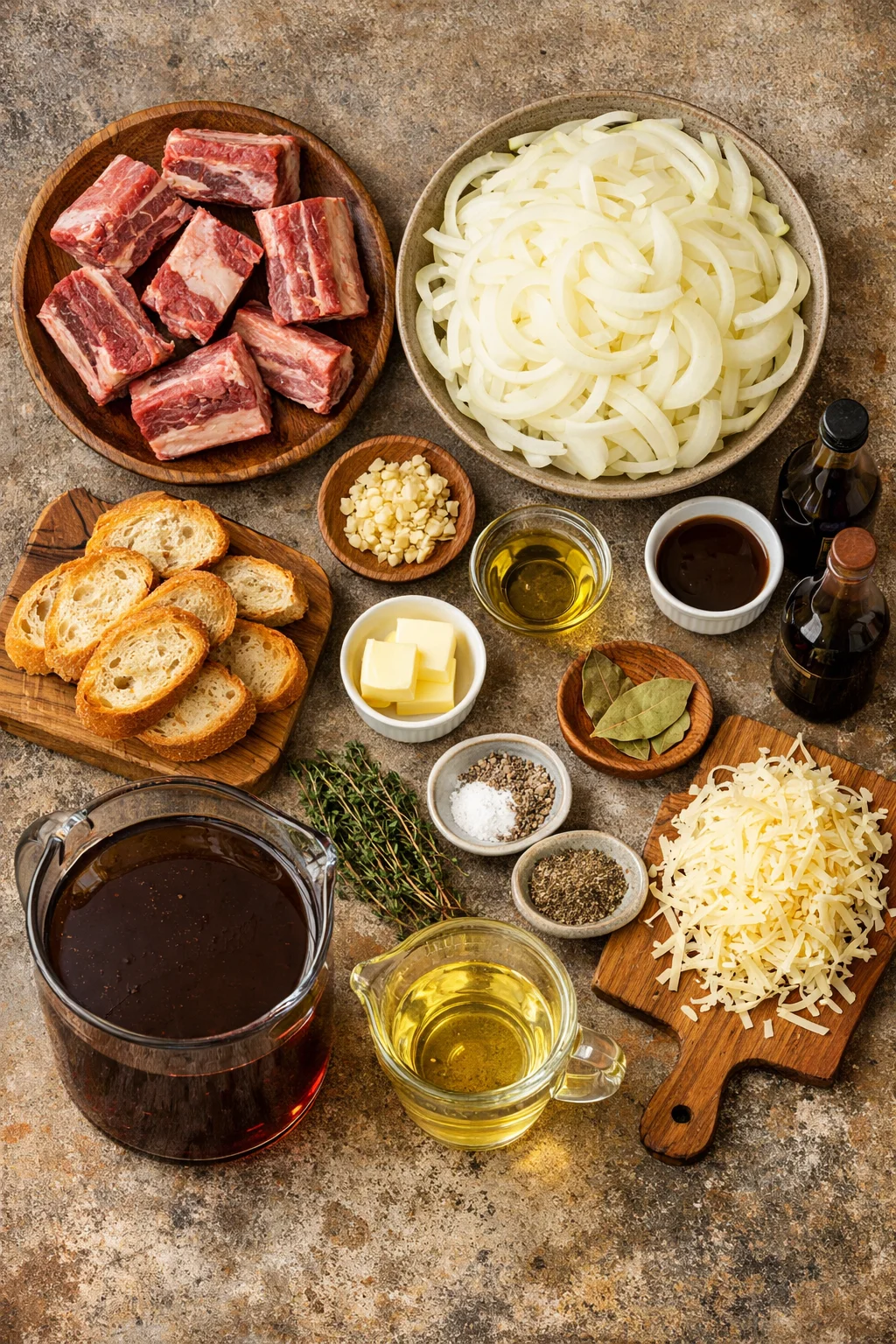 French Onion Beef Short Rib Soup