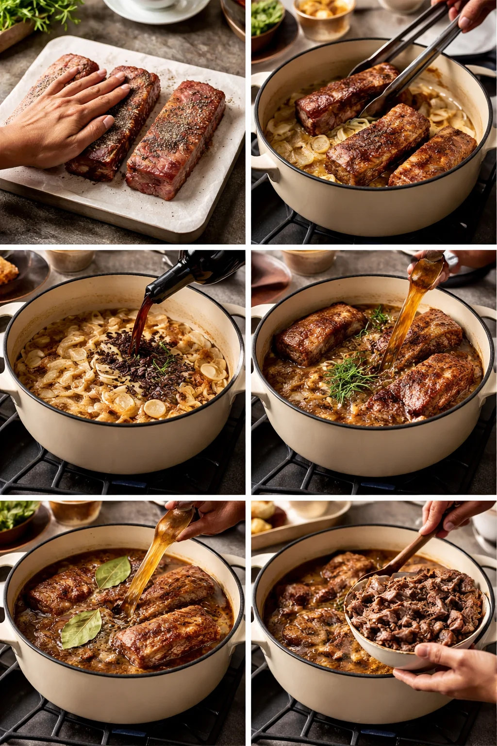 French Onion Beef Short Rib Soup