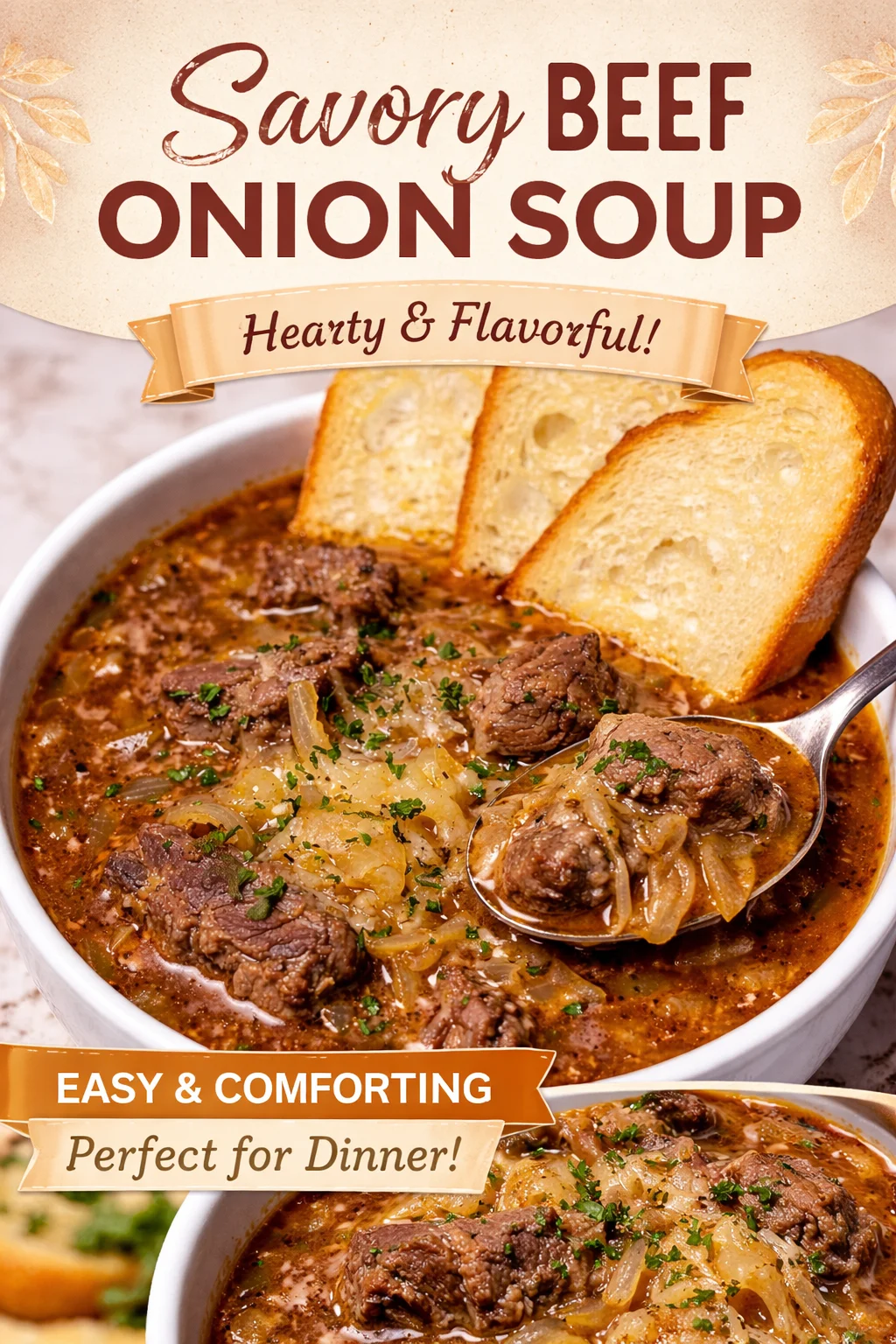 French Onion Beef Short Rib Soup