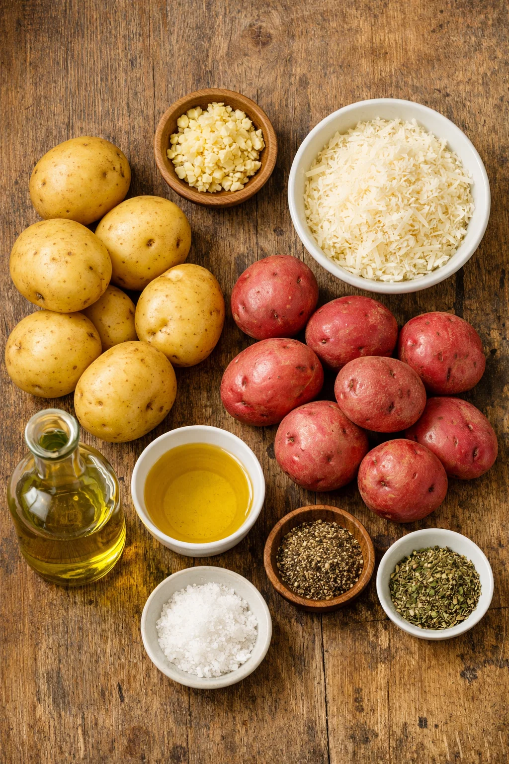 Garlic Parmesan Roasted Potatoes
