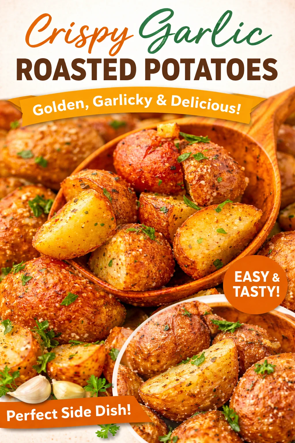 Garlic Parmesan Roasted Potatoes