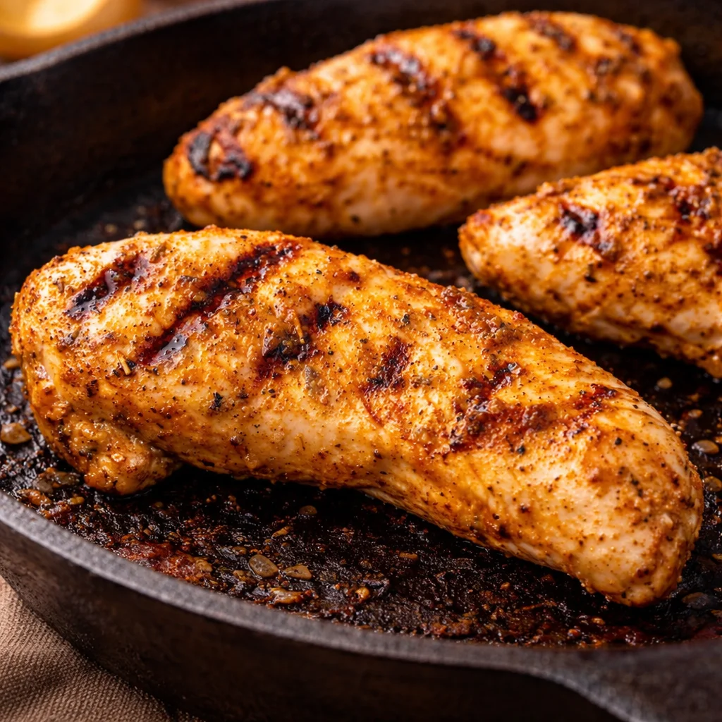 Delicious grilled chicken tenders marinated in a simple lemony blend and grilled to perfection.