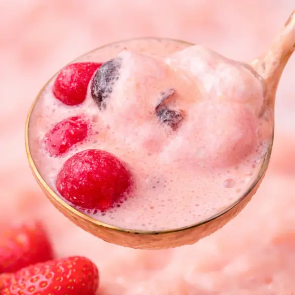 Delicious Holiday Ice Cream Punch served in a festive setting with ice cream and soda.