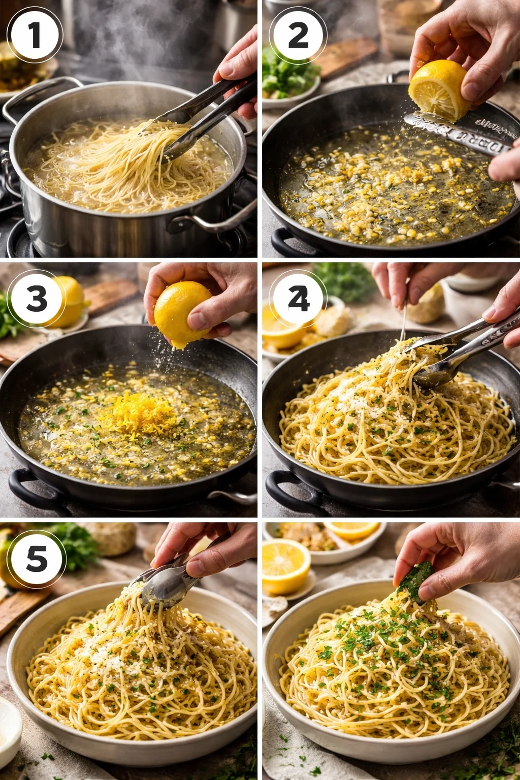 Lemon Garlic Pasta