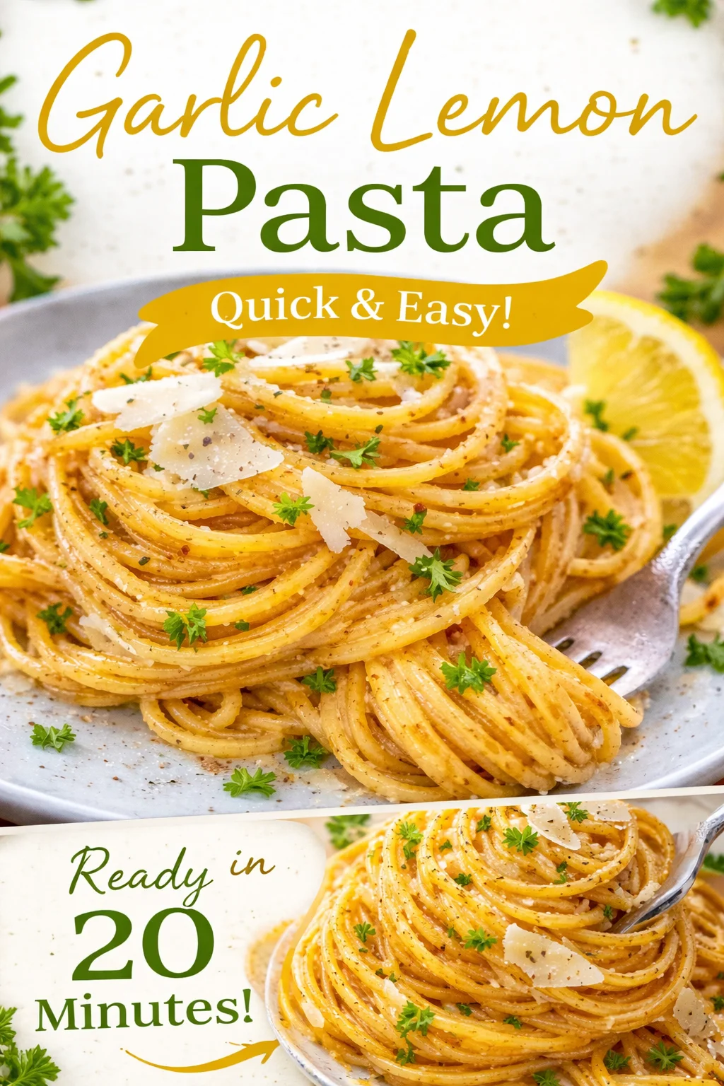 Lemon Garlic Pasta