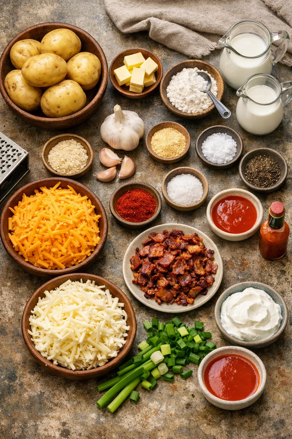 LOADED SCALLOPED POTATOES