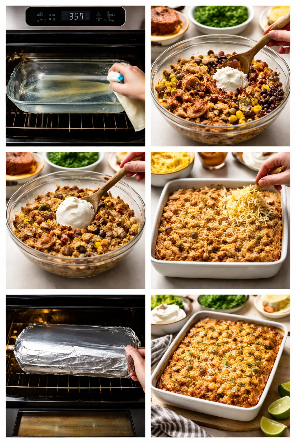 Mexican Chicken & Rice Casserole