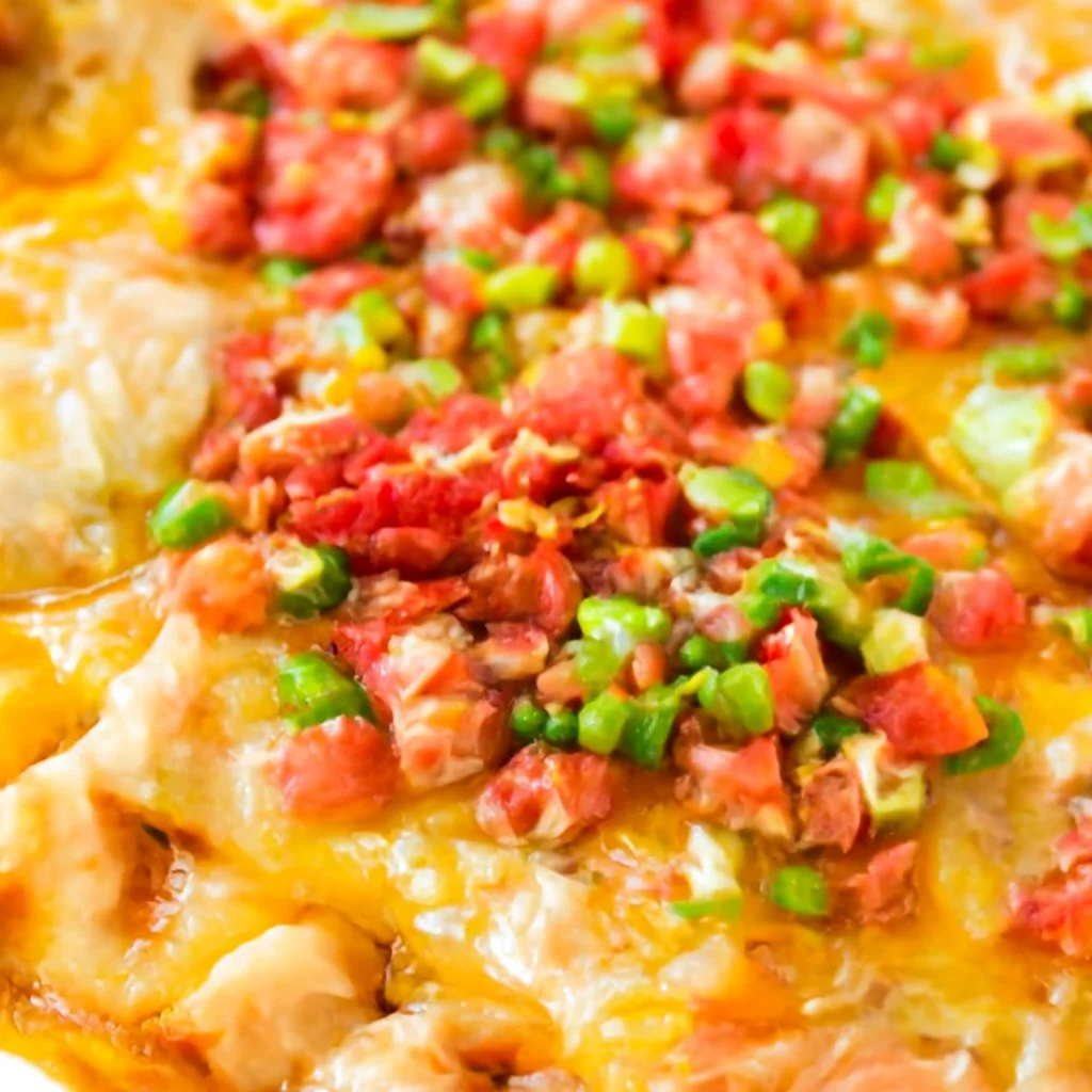One-Pan Salsa Chicken dish served with rice and vibrant salsa toppings.