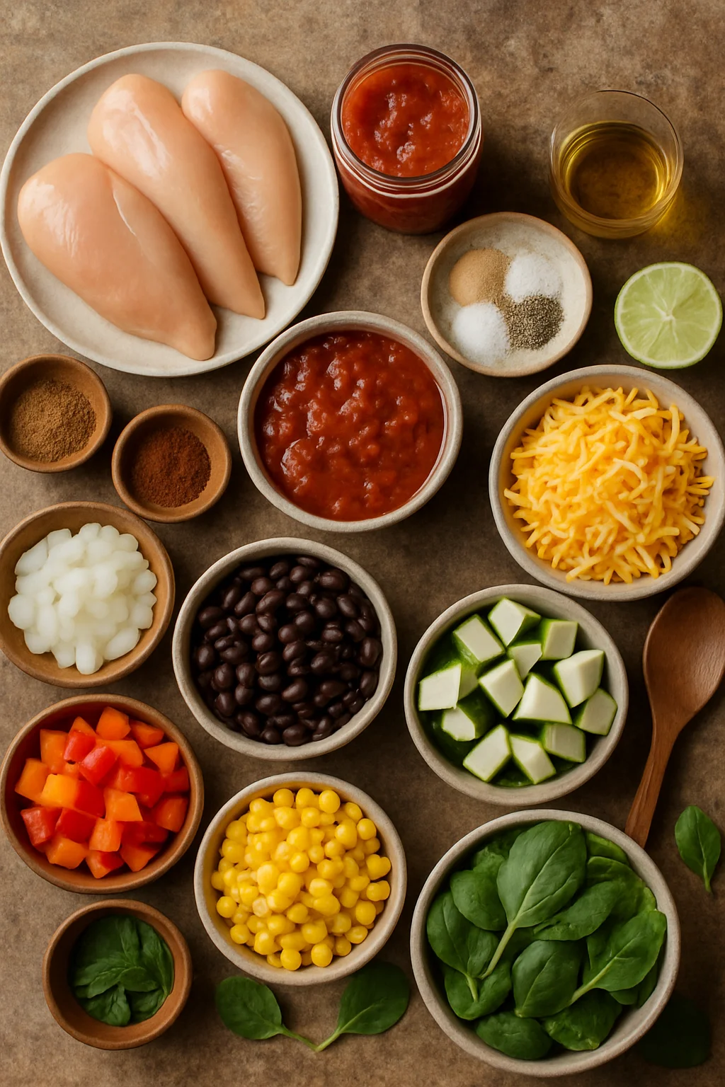 One-Pan Salsa Chicken!