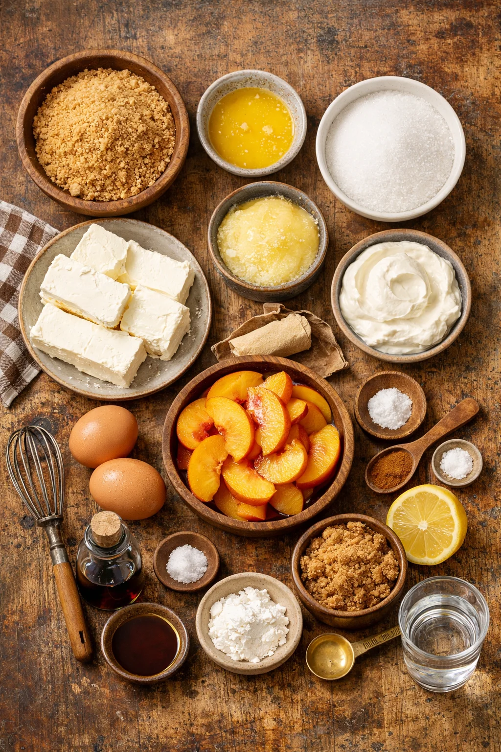 Peach Cobbler Cheesecake