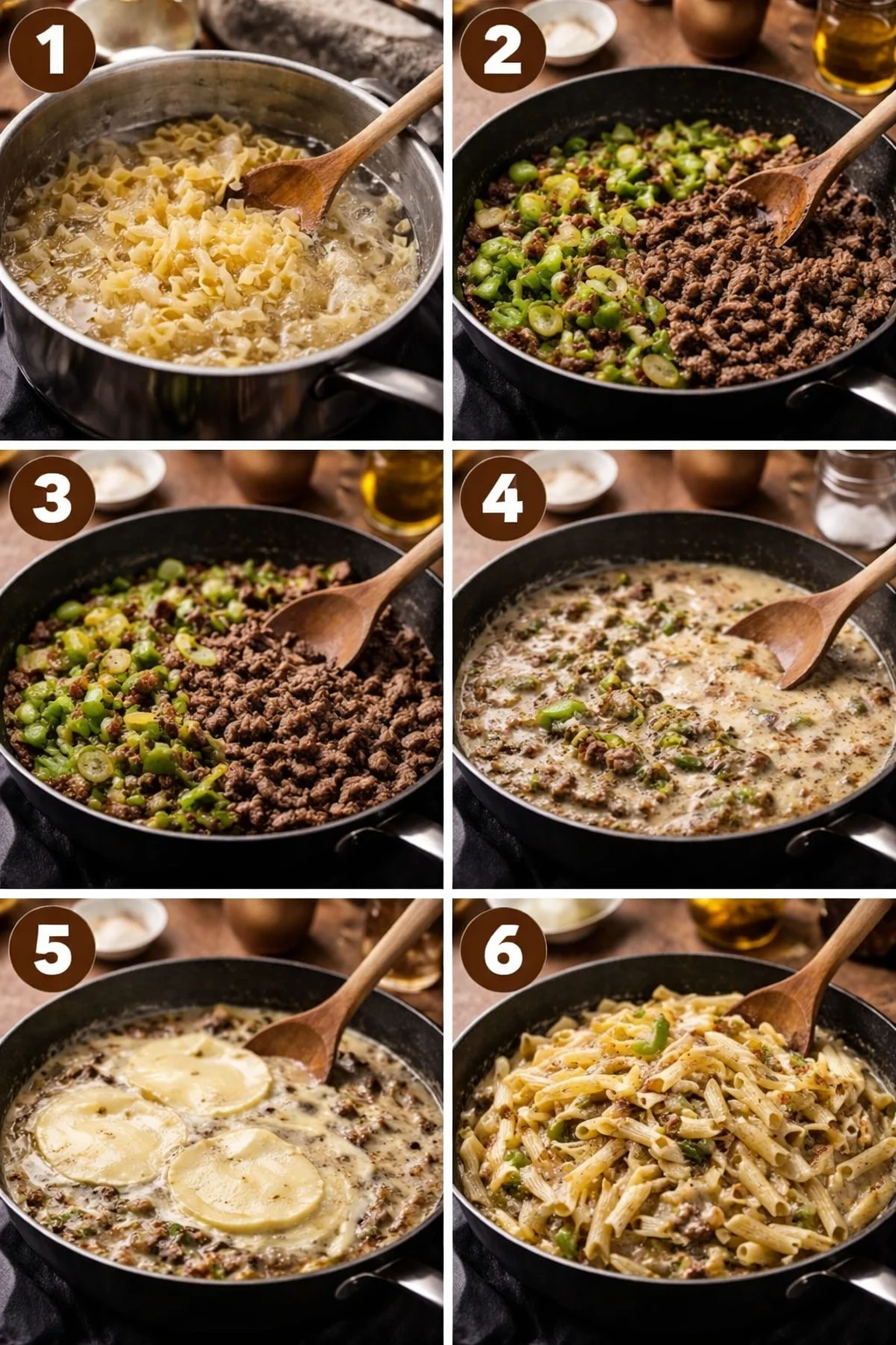 Philly Cheesesteak Pasta