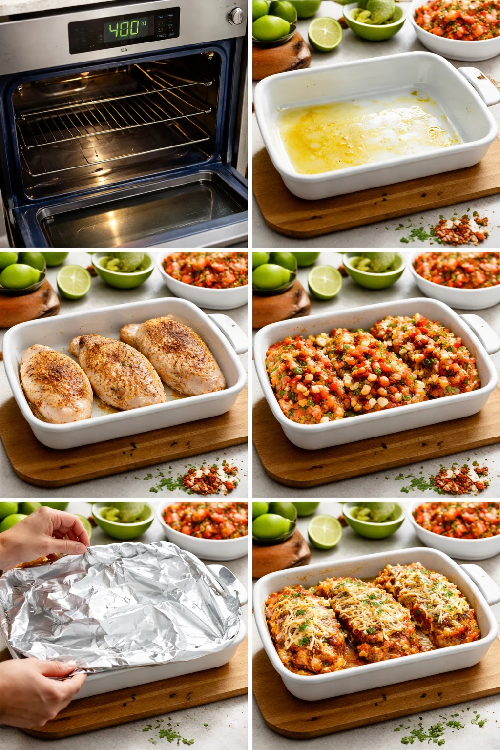 Pico de Gallo Chicken Bake