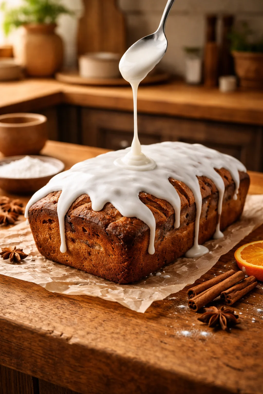 Powdered sugar glaze recipe