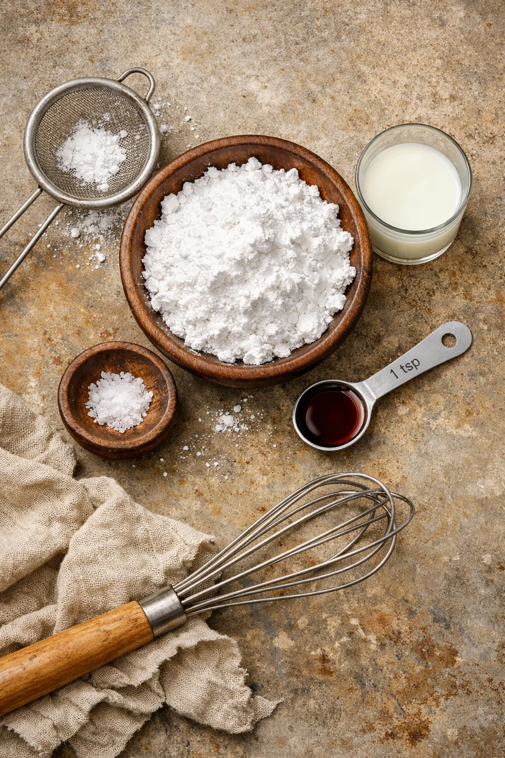 Powdered sugar glaze recipe