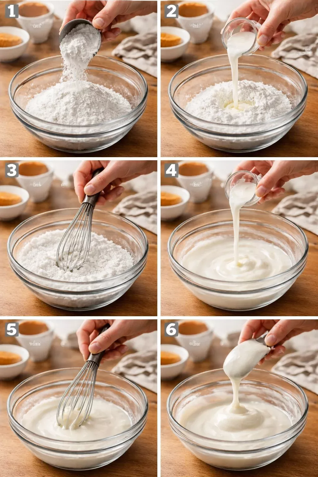 Powdered sugar glaze recipe