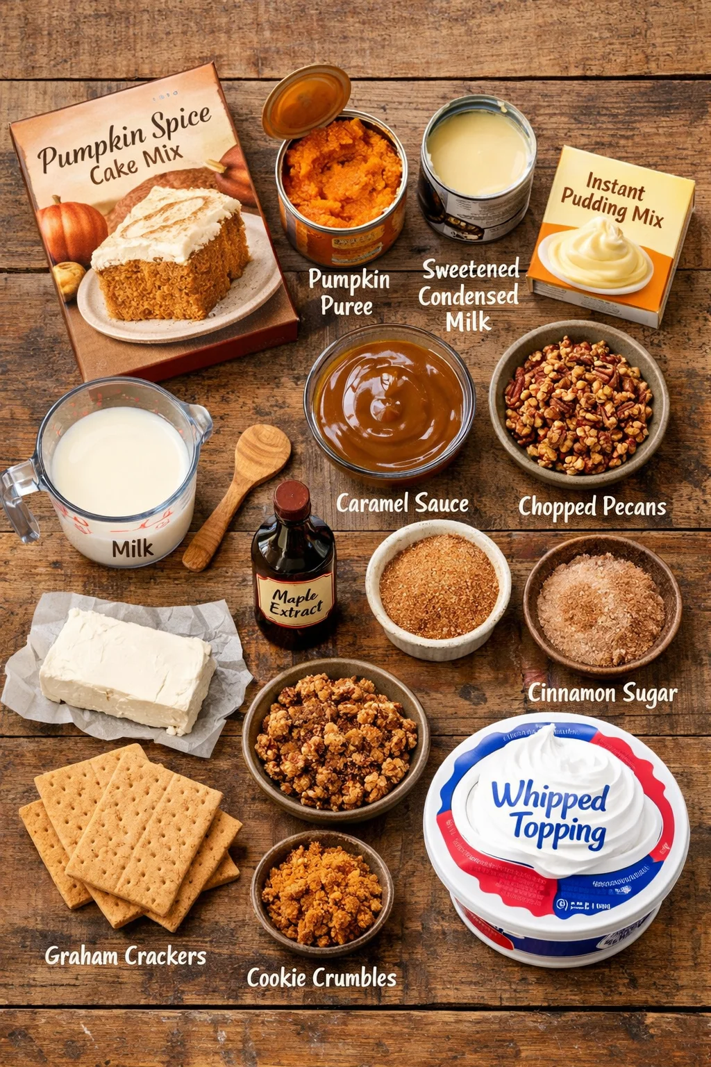 Pumpkin Spice Poke Cake