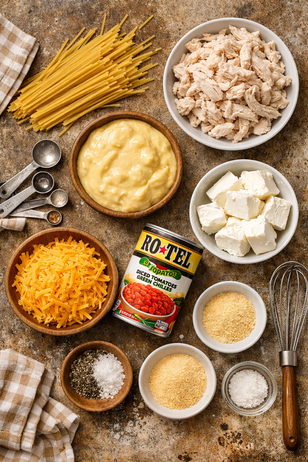 Rotel Chicken Spaghetti