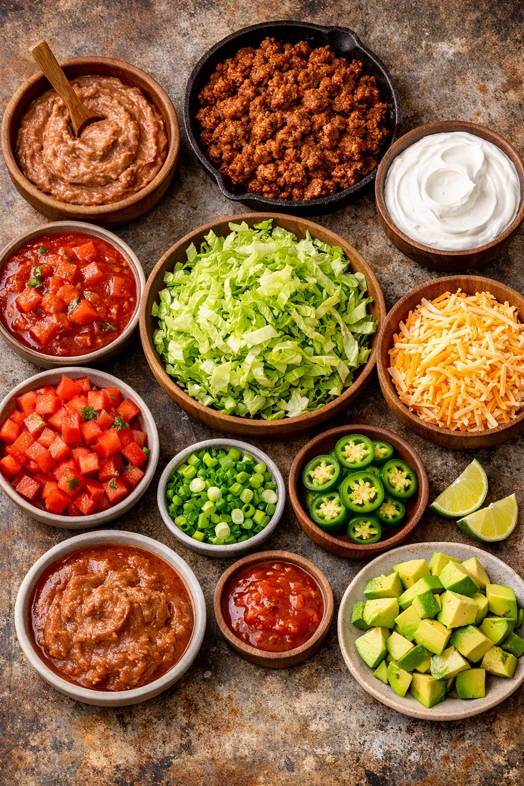 Seven-Layer Taco Salad