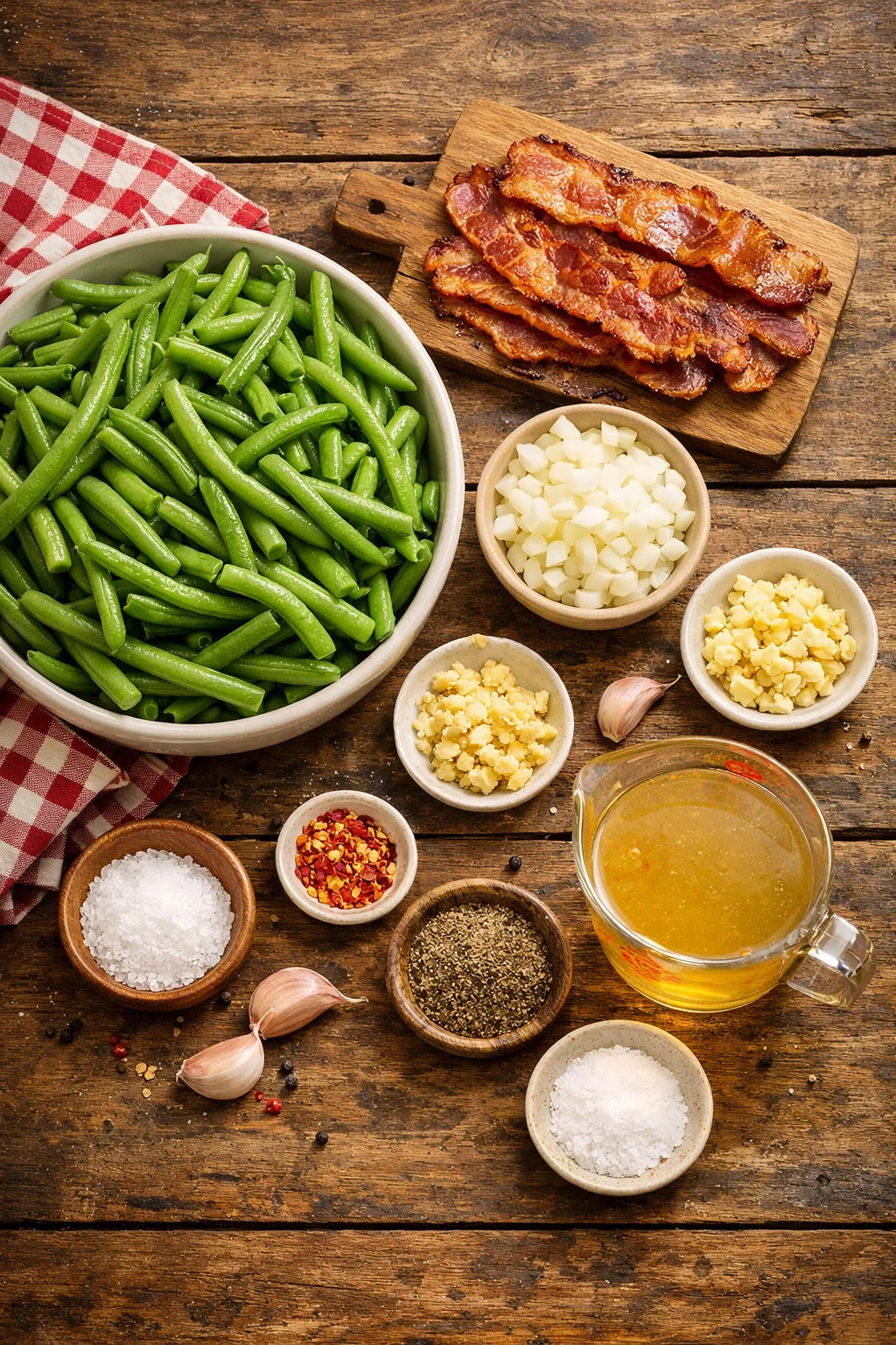 SOUTHERN SMOTHERED GREEN BEANS