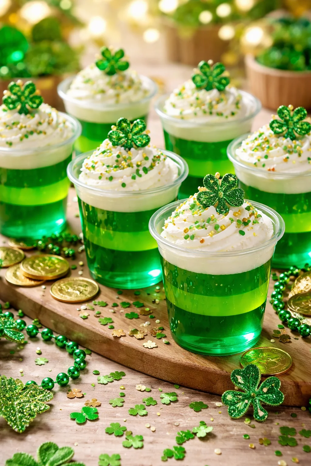 St. Patrick’s Day Jello Cups