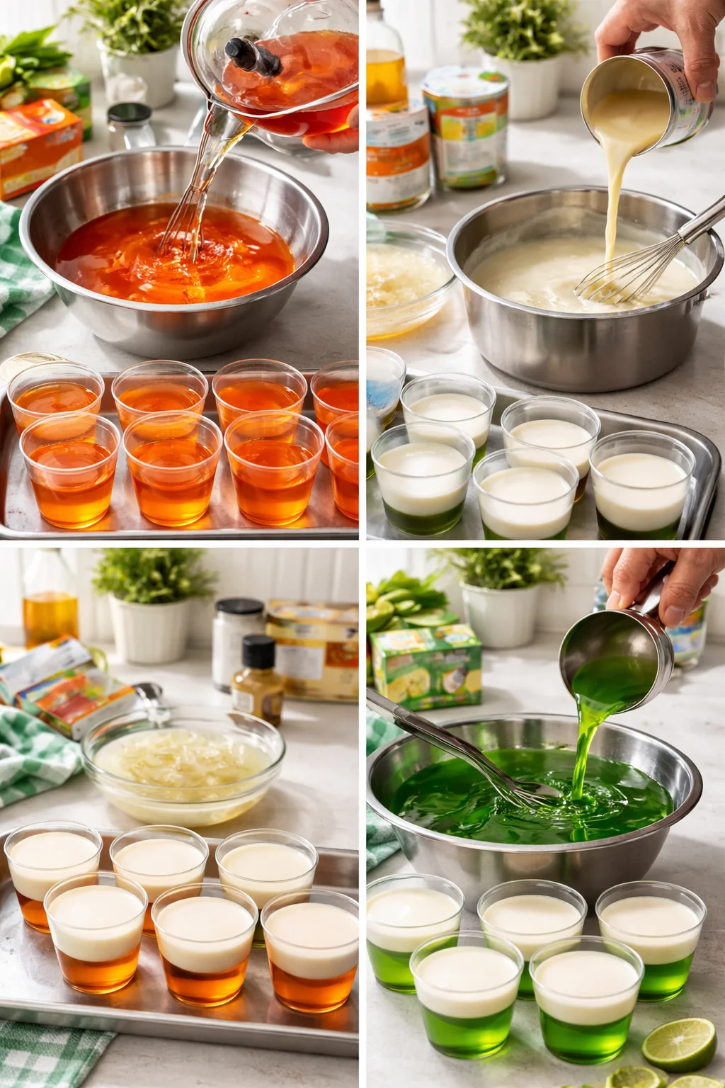 St. Patrick’s Day Jello Cups