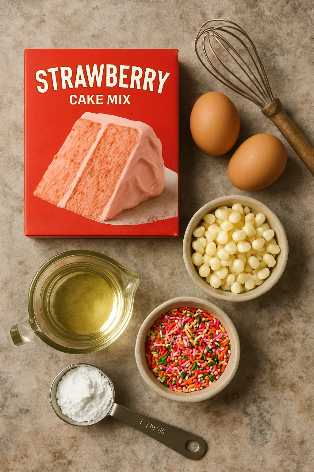 strawberry cake mix cookies