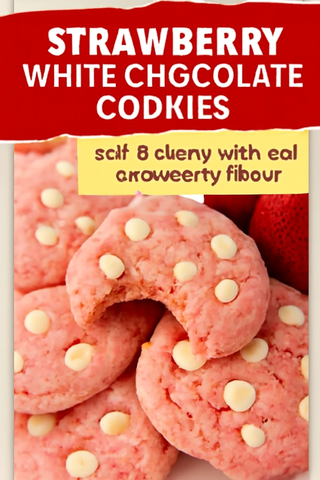 strawberry cake mix cookies