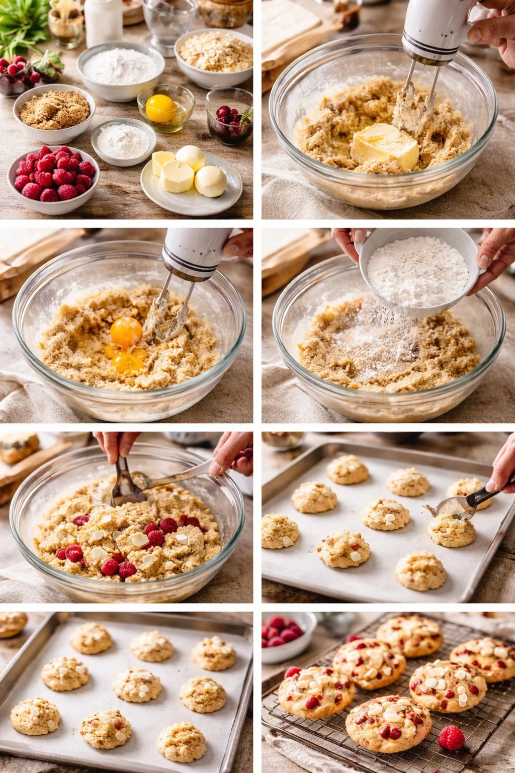 White Chocolate Raspberry Cookies