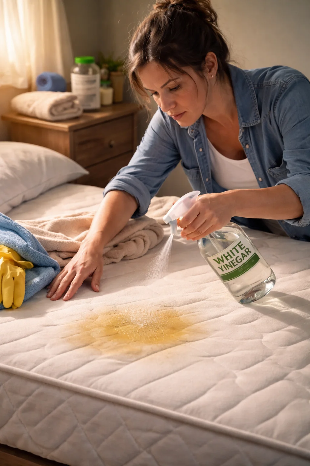 White Vinegar: The Secret Weapon for Mattress Stains