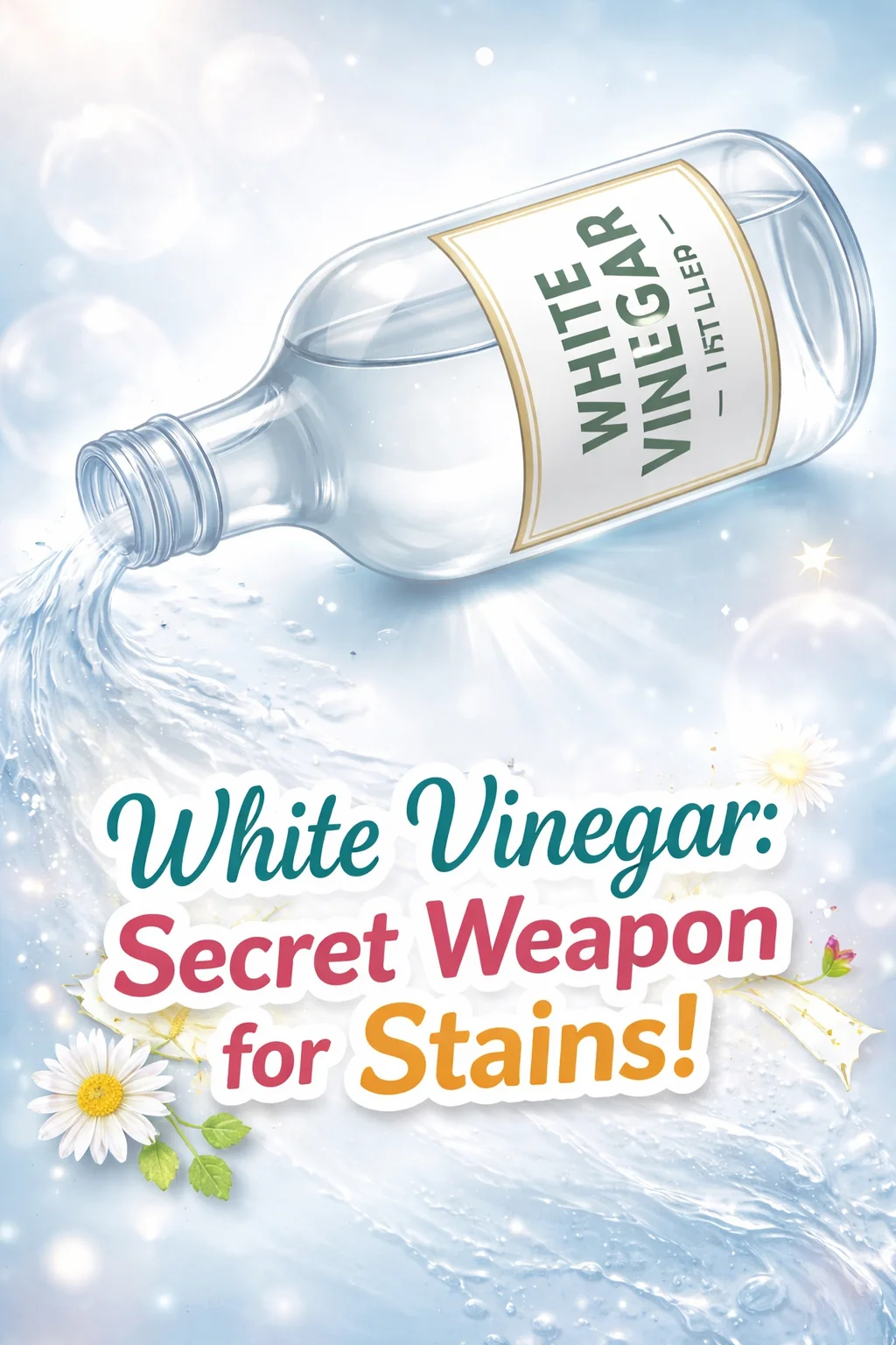 White Vinegar: The Secret Weapon for Mattress Stains