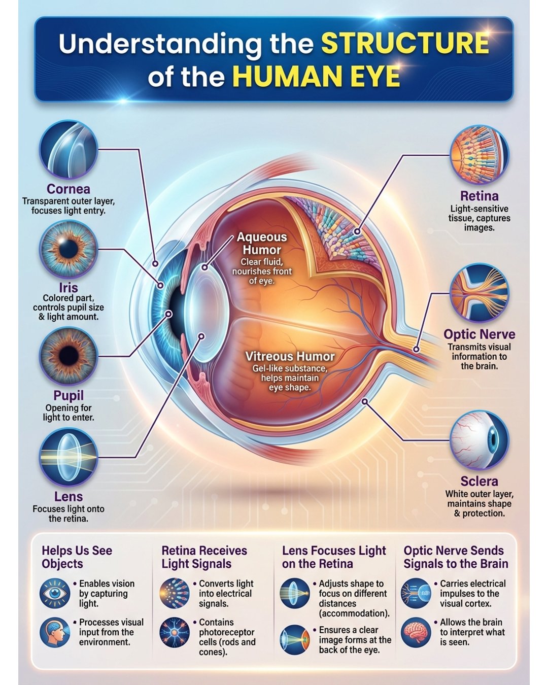 Eye Outside Understanding the Structure of the Human Eye