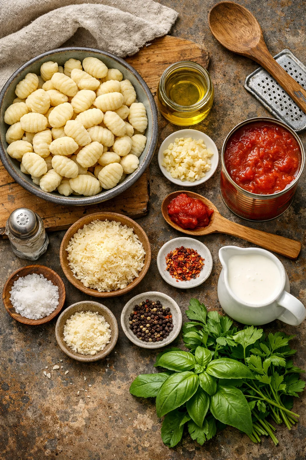 30 Minutes Creamy Garlic Tomato Pasta