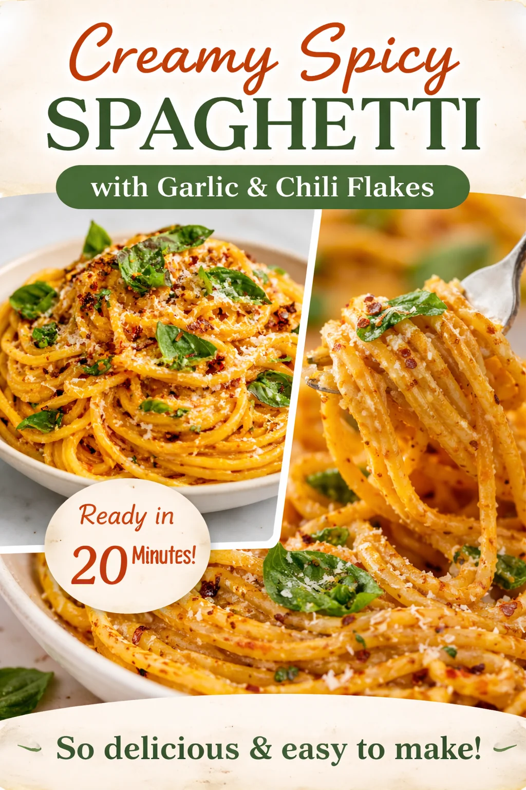 30 Minutes Creamy Garlic Tomato Pasta