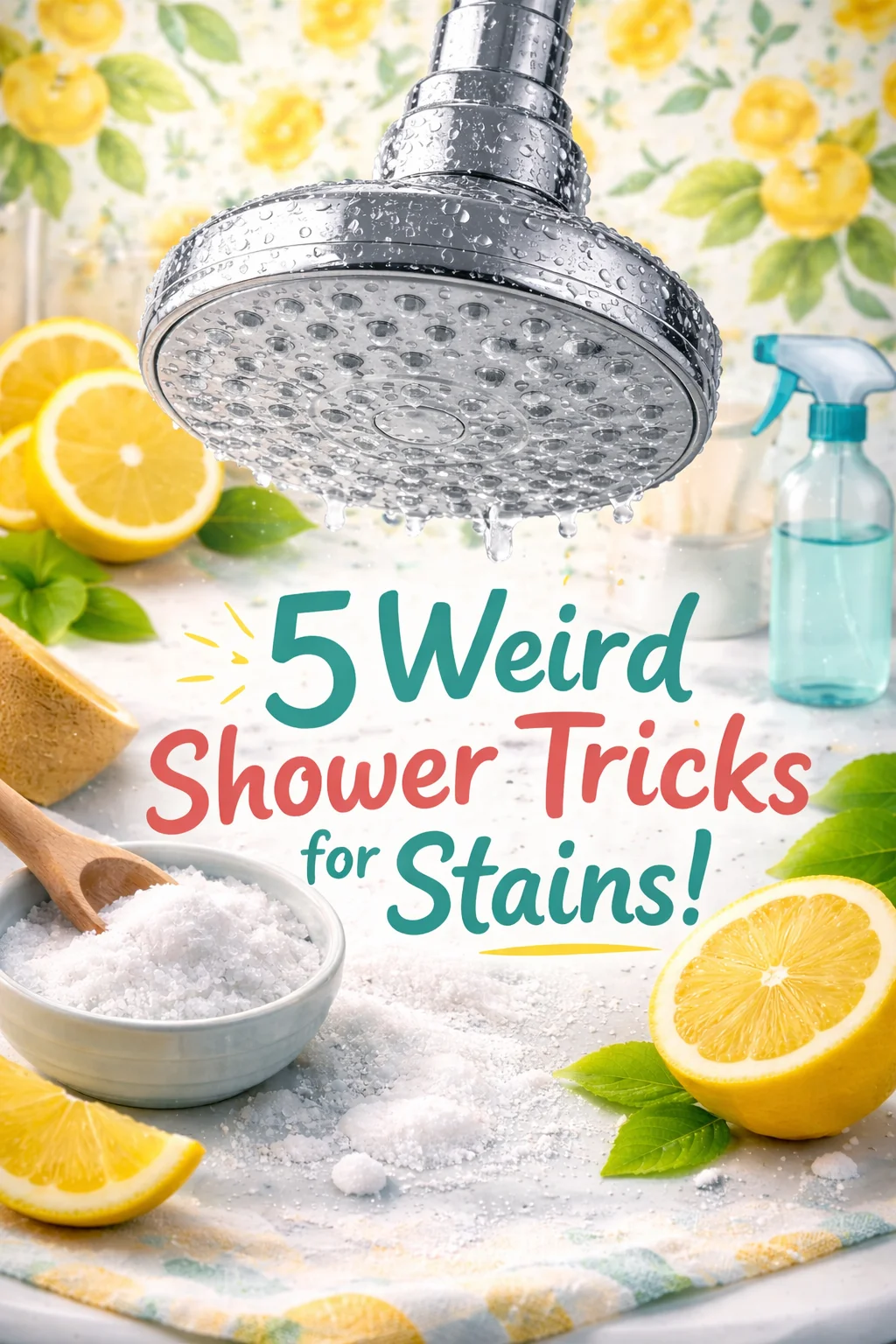 5 Weird Showerhead Tricks You Didn't Know Could Remove Every Stain
