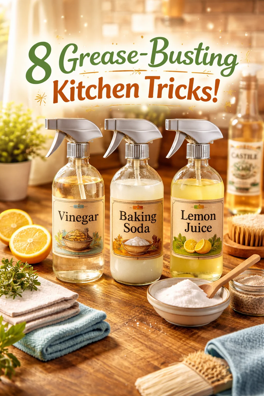 8 Kitchen Cleaning Tricks That Cut Grease Fast