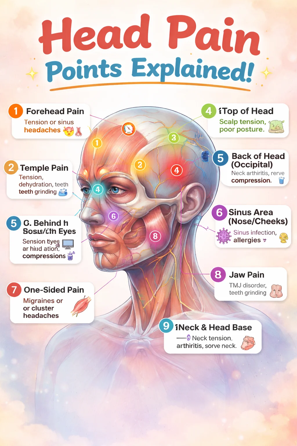 9 Head Pain Locations That Reveal More Than You Think
