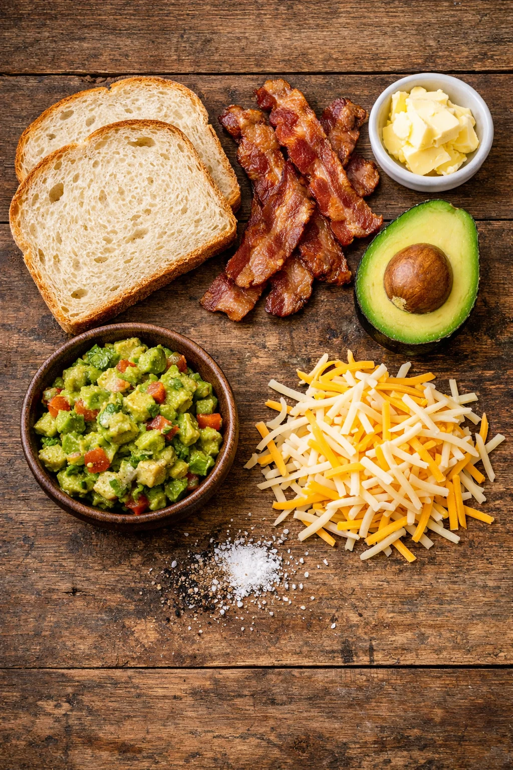 Bacon Guacamole Grilled Cheese Sandwich