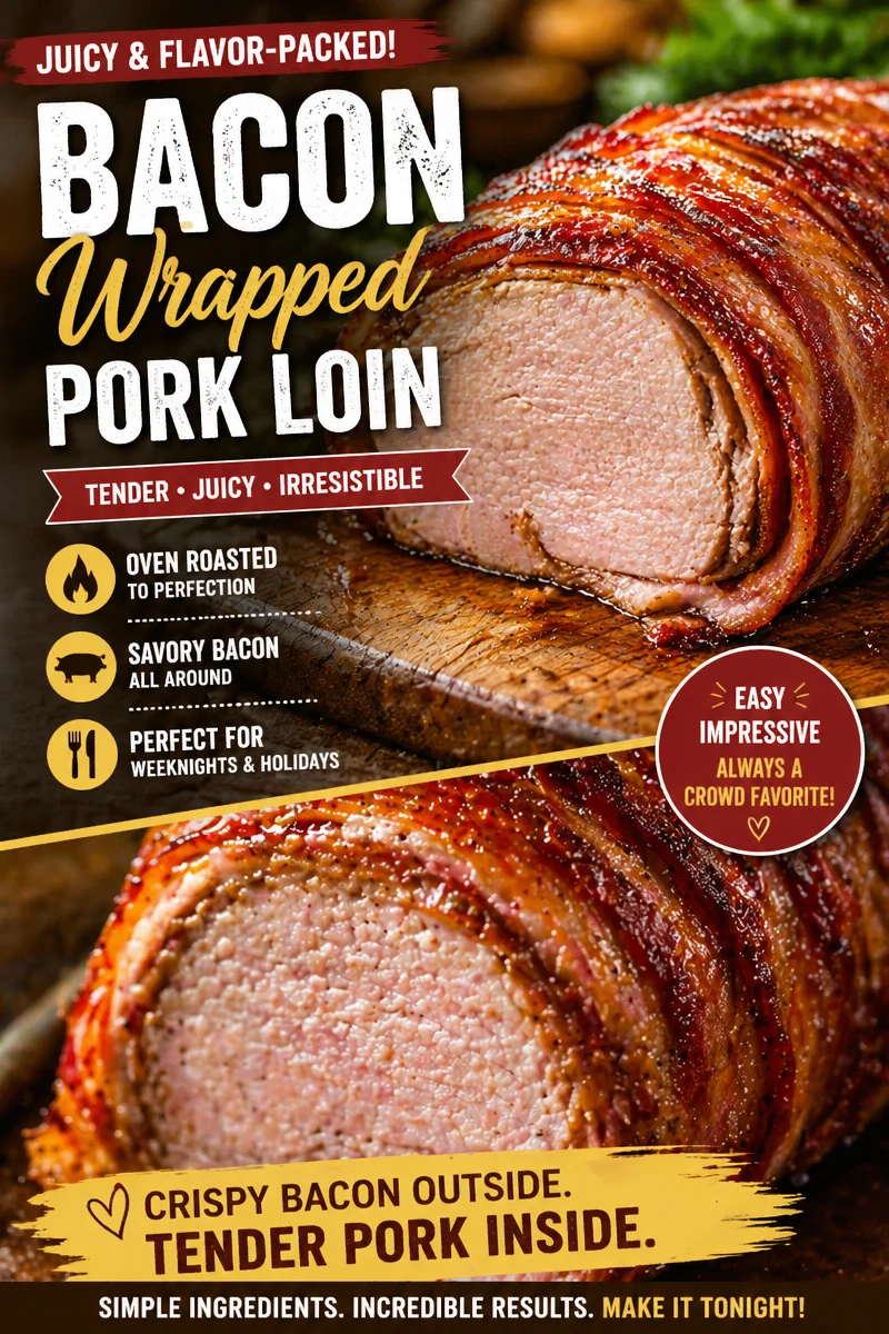 Bacon Wrapped Pork Tenderloin