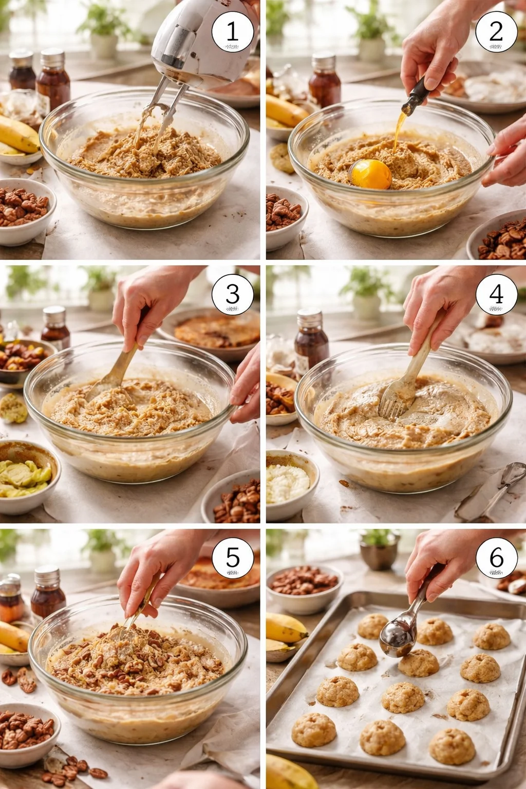 Bananas Foster Cookies