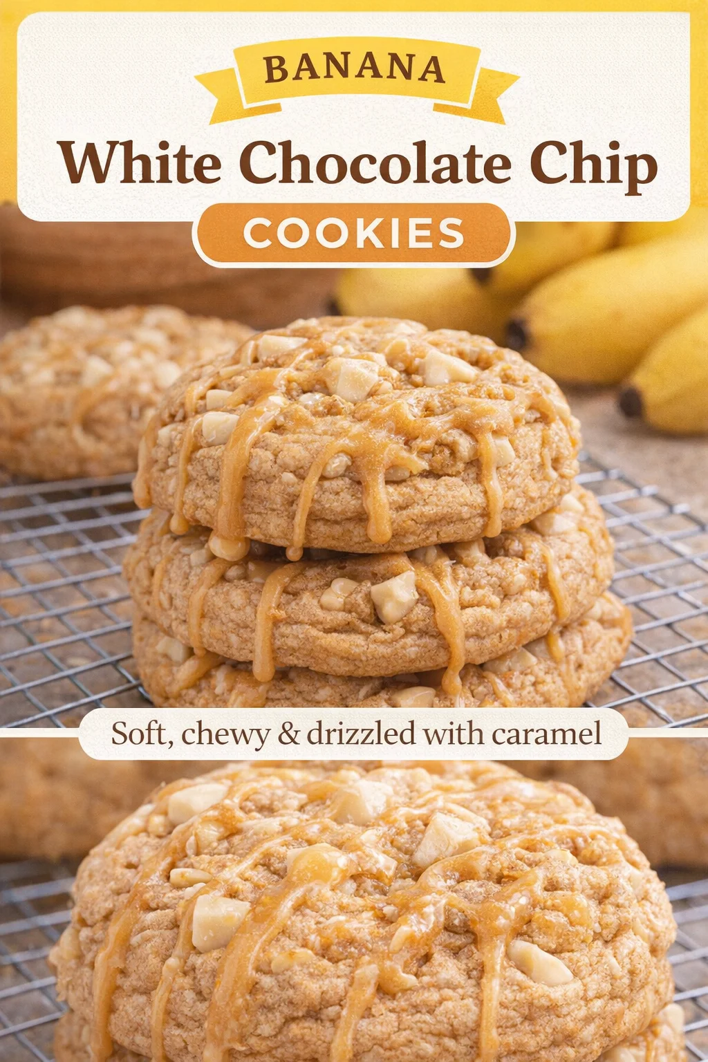 Bananas Foster Cookies