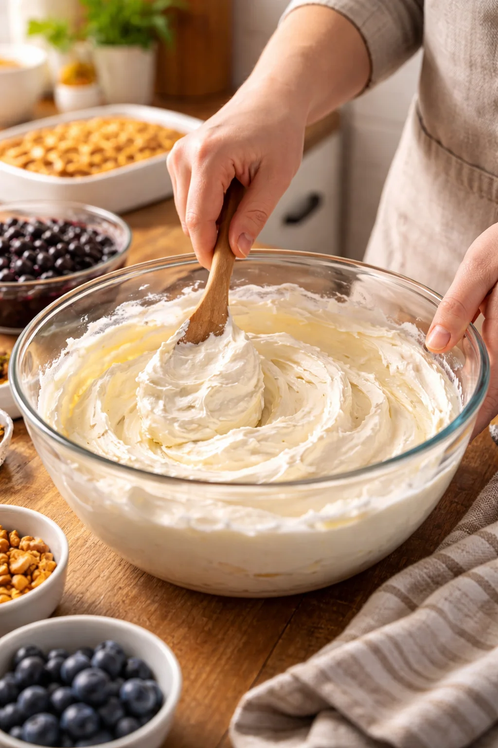 BLUEBERRY PRETZEL SALAD