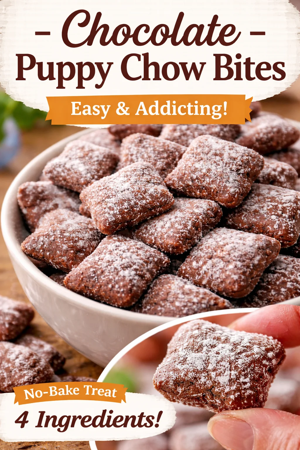 Brownie Batter Puppy Chow